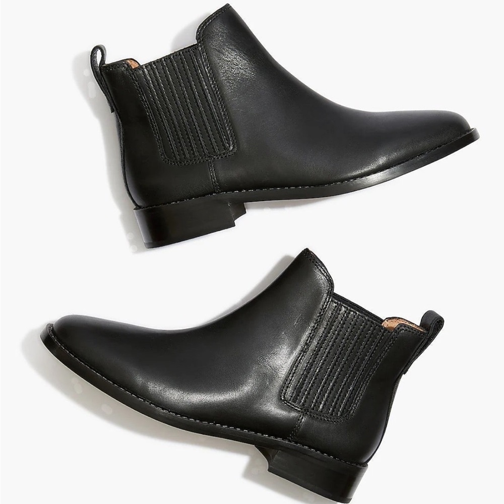 Madewell The Ainsley Chelsea Boot Black Sz 9 Retail $198